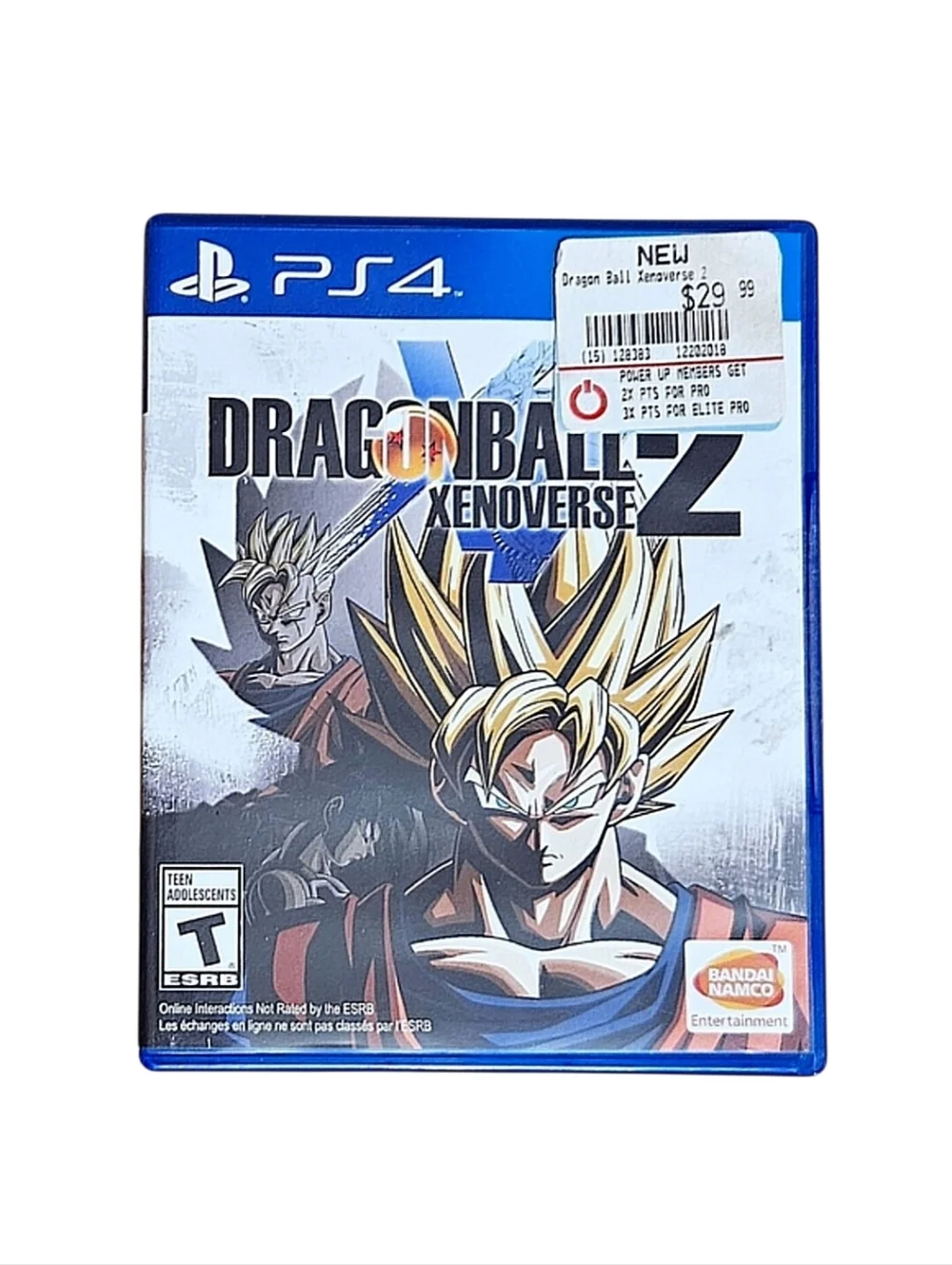PlayStation 4 PS4 Dragon Ball Xenoverse 2 Video Game Rated T Teen Adolescents